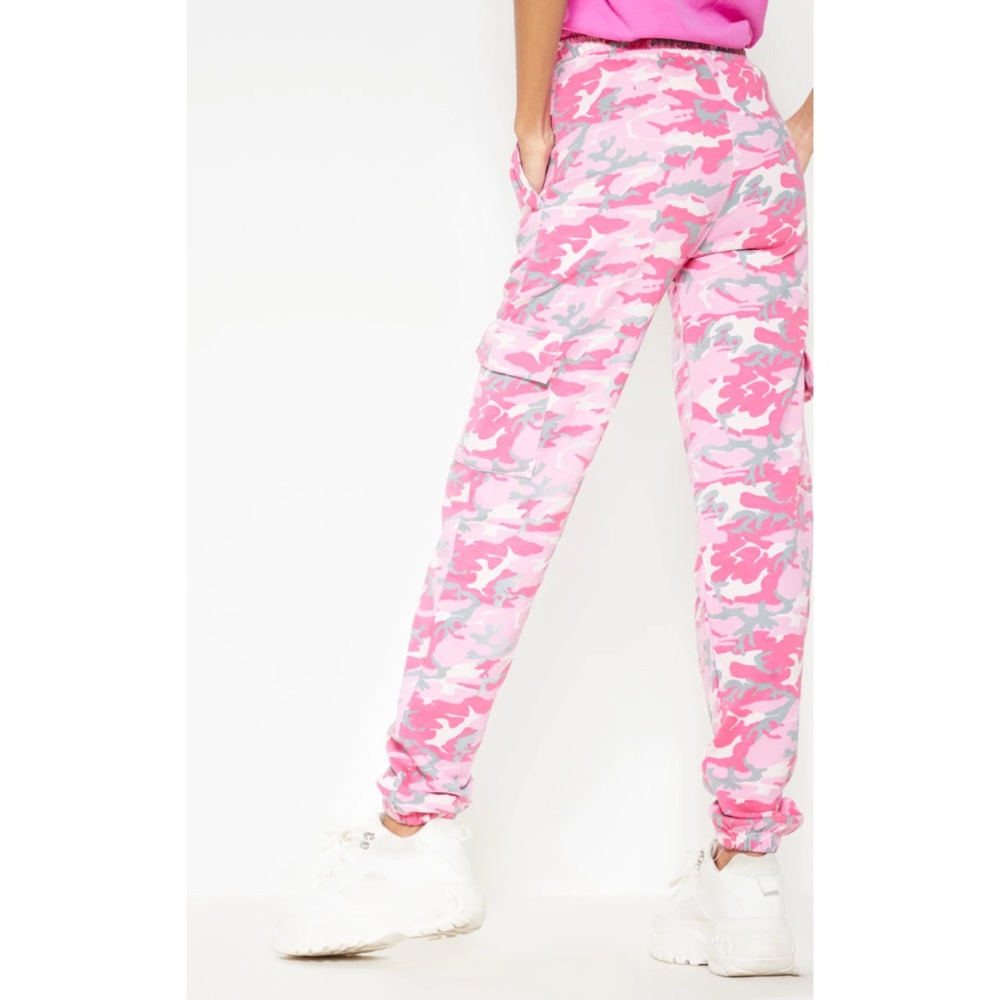 Pink Camouflage Women's Jogger Pants